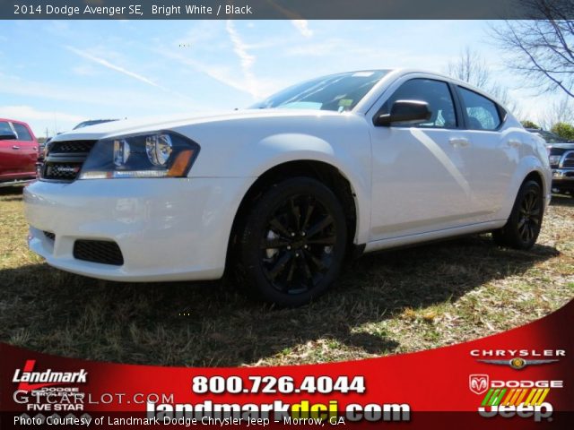 2014 Dodge Avenger SE in Bright White