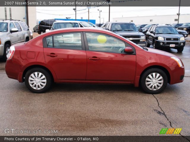 2007 Nissan Sentra 2.0 in Sonoma Sunset Red