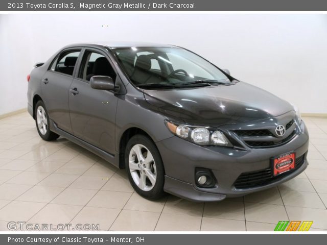 2013 Toyota Corolla S in Magnetic Gray Metallic