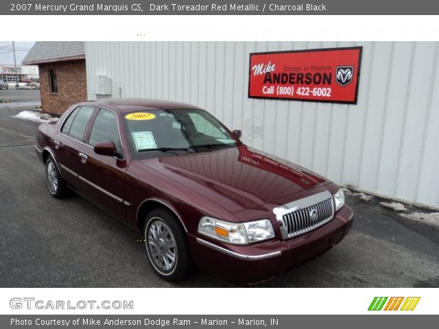 2007 Mercury Grand Marquis GS in Dark Toreador Red Metallic