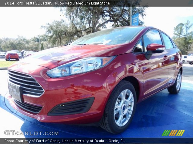 2014 Ford Fiesta SE Sedan in Ruby Red