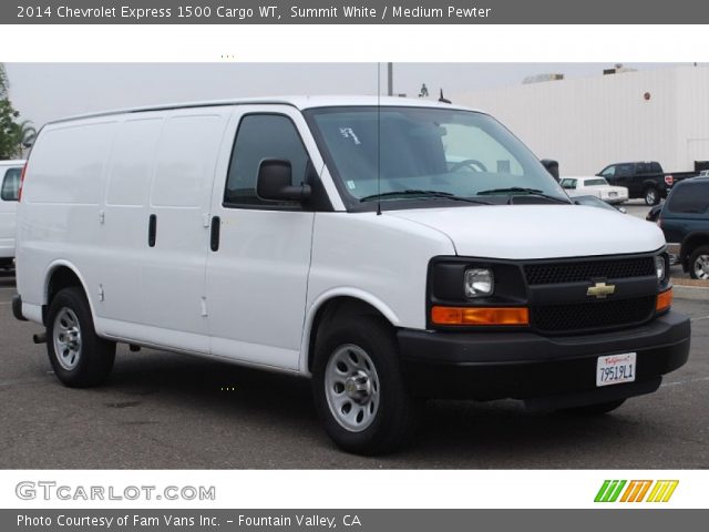 2014 Chevrolet Express 1500 Cargo WT in Summit White