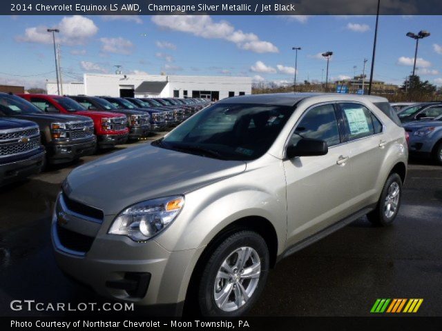 2014 Chevrolet Equinox LS AWD in Champagne Silver Metallic