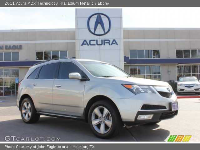 2011 Acura MDX Technology in Palladium Metallic