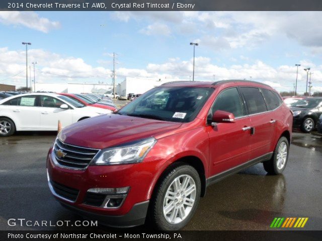 2014 Chevrolet Traverse LT AWD in Crystal Red Tintcoat