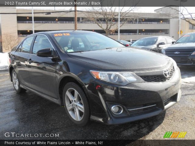 2012 Toyota Camry SE in Attitude Black Metallic