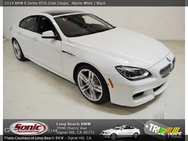 2014 BMW 6 Series 650i Gran Coupe in Alpine White
