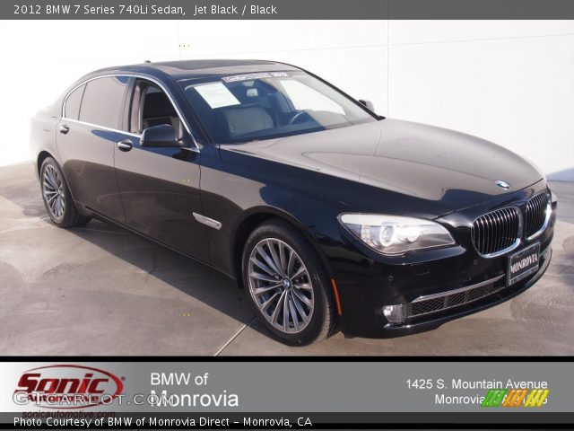 2012 BMW 7 Series 740Li Sedan in Jet Black