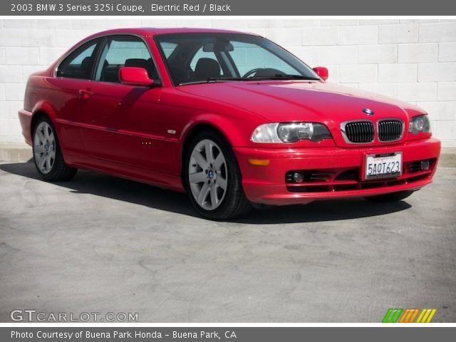 2003 BMW 3 Series 325i Coupe in Electric Red