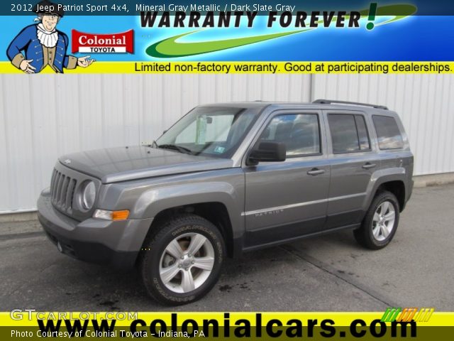 2012 Jeep Patriot Sport 4x4 in Mineral Gray Metallic