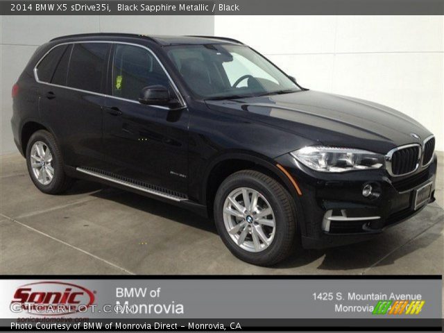 2014 BMW X5 sDrive35i in Black Sapphire Metallic