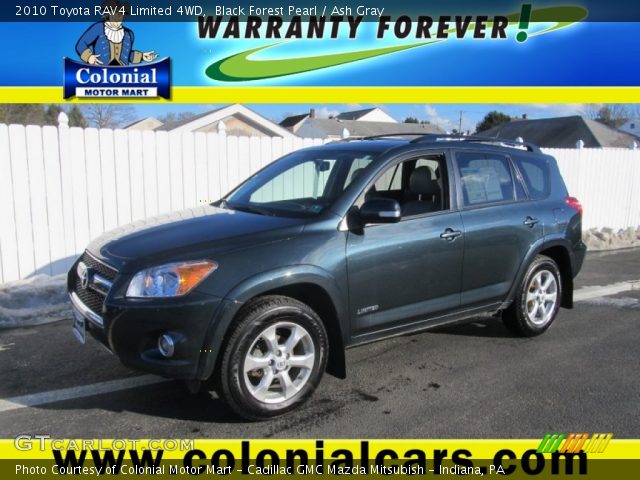 2010 Toyota RAV4 Limited 4WD in Black Forest Pearl