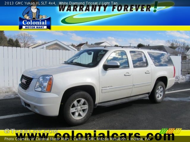 2013 GMC Yukon XL SLT 4x4 in White Diamond Tricoat
