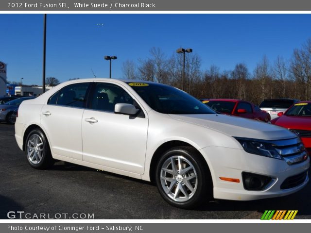 2012 Ford Fusion SEL in White Suede