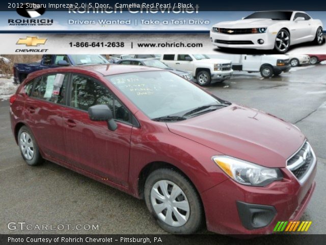 2012 Subaru Impreza 2.0i 5 Door in Camellia Red Pearl