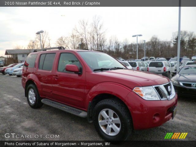 2010 Nissan Pathfinder SE 4x4 in Red Brick