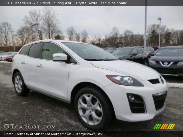2010 Mazda CX-7 s Grand Touring AWD in Crystal White Pearl Mica