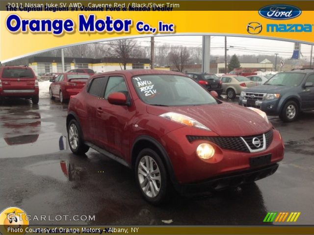 2011 Nissan Juke SV AWD in Cayenne Red