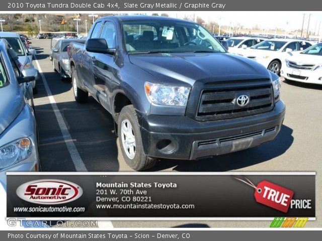 2010 Toyota Tundra Double Cab 4x4 in Slate Gray Metallic