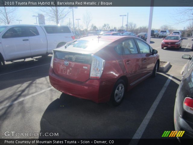 2010 Toyota Prius Hybrid III in Barcelona Red Metallic