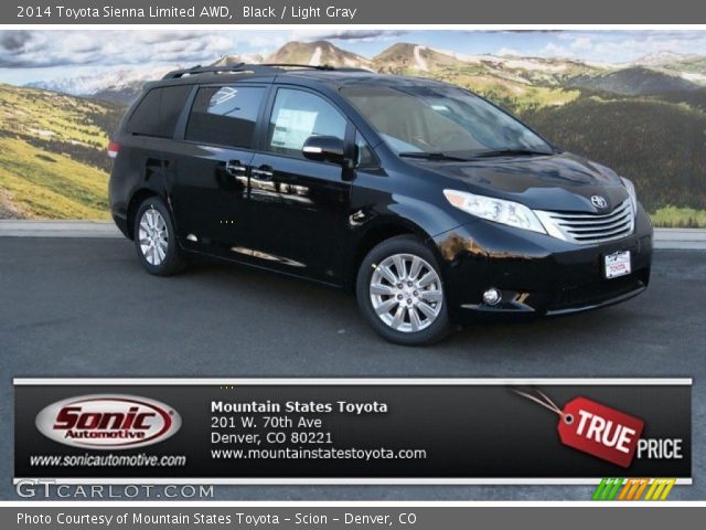 2014 Toyota Sienna Limited AWD in Black