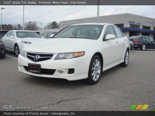 2007 Acura TSX Sedan in Premium White Pearl