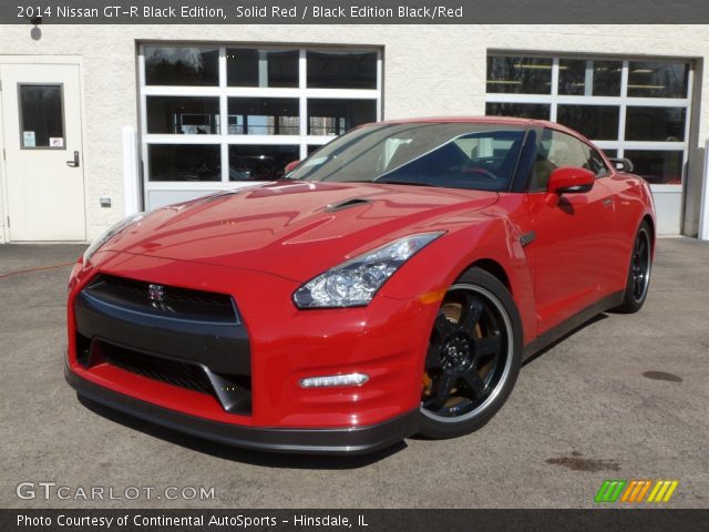 2014 Nissan GT-R Black Edition in Solid Red