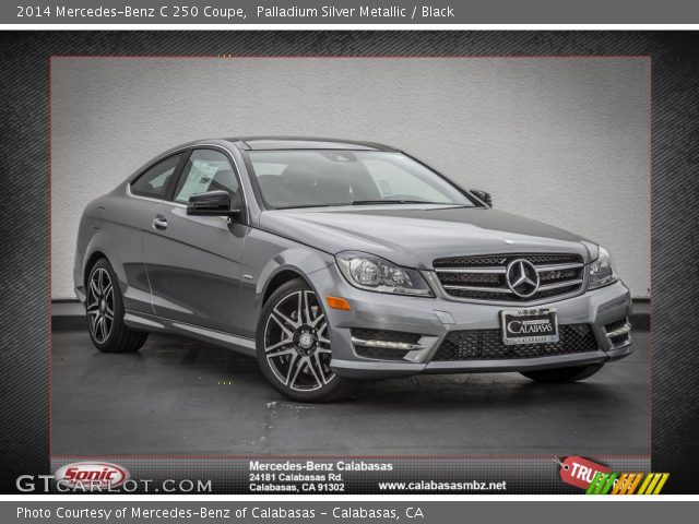 2014 Mercedes-Benz C 250 Coupe in Palladium Silver Metallic