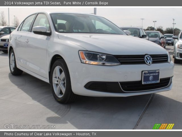2014 Volkswagen Jetta TDI Sedan in Pure White