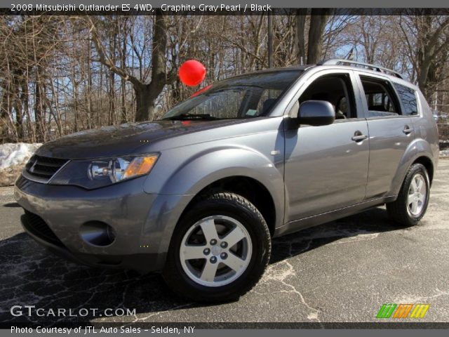 2008 Mitsubishi Outlander ES 4WD in Graphite Gray Pearl