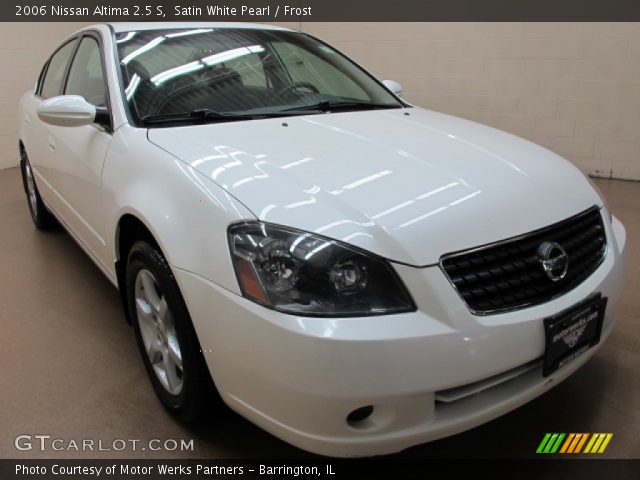 2006 Nissan Altima 2.5 S in Satin White Pearl