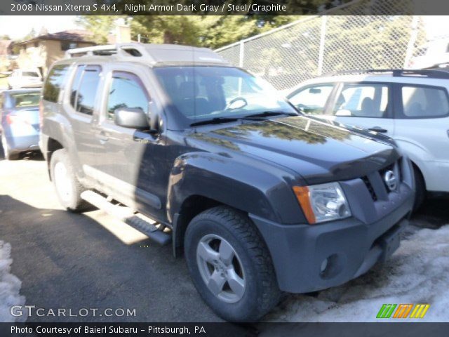 2008 Nissan Xterra S 4x4 in Night Armor Dark Gray