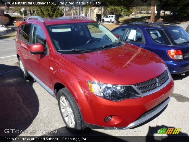 2009 Mitsubishi Outlander SE in Rally Red Metallic