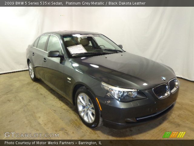 2009 BMW 5 Series 535xi Sedan in Platinum Grey Metallic