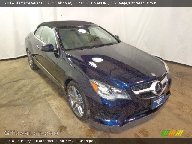 2014 Mercedes-Benz E 350 Cabriolet in Lunar Blue Metallic