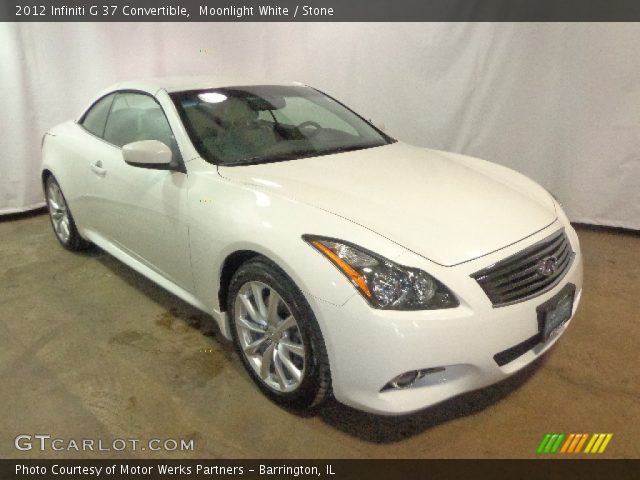 2012 Infiniti G 37 Convertible in Moonlight White