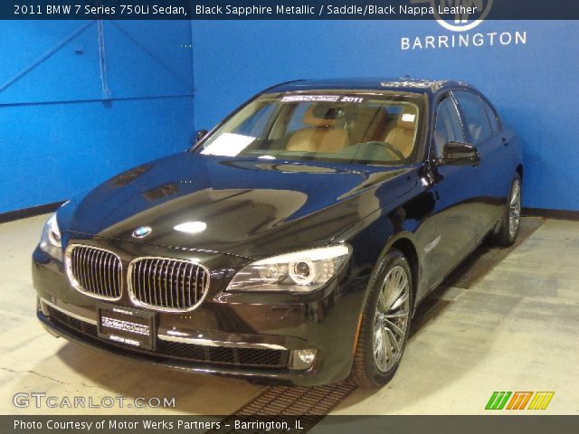 2011 BMW 7 Series 750Li Sedan in Black Sapphire Metallic