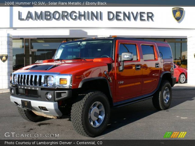 2008 Hummer H2 SUV in Solar Flare Metallic