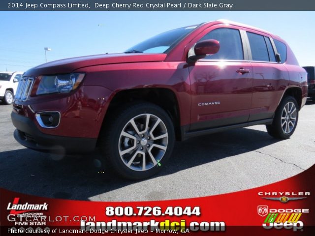 2014 Jeep Compass Limited in Deep Cherry Red Crystal Pearl
