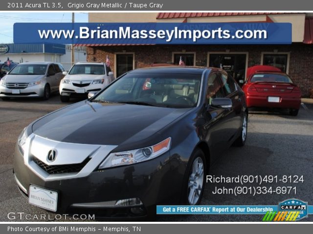 2011 Acura TL 3.5 in Grigio Gray Metallic
