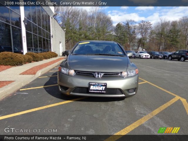 2008 Honda Civic EX-L Coupe in Galaxy Gray Metallic
