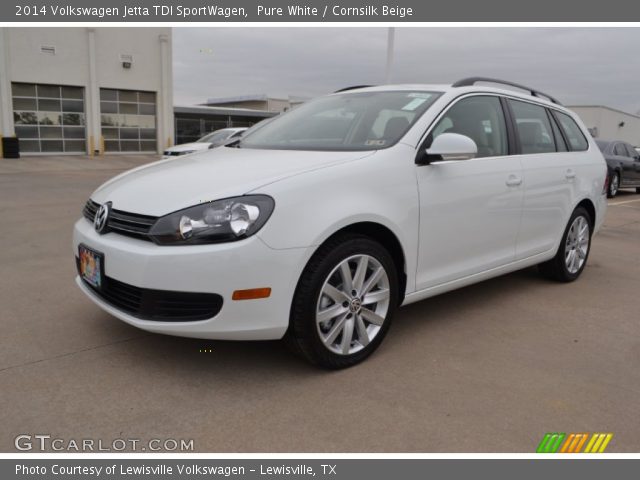 2014 Volkswagen Jetta TDI SportWagen in Pure White