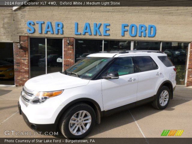 2014 Ford Explorer XLT 4WD in Oxford White