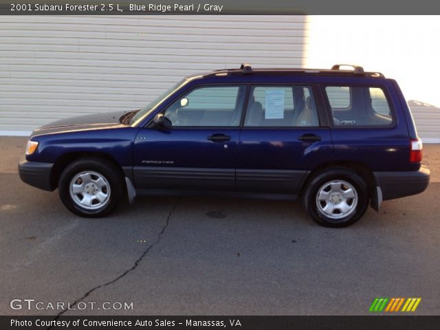 2001 Subaru Forester 2.5 L in Blue Ridge Pearl