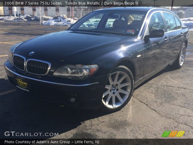 2006 BMW 7 Series 750Li Sedan in Toledo Blue Metallic