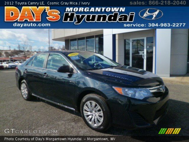 2012 Toyota Camry LE in Cosmic Gray Mica