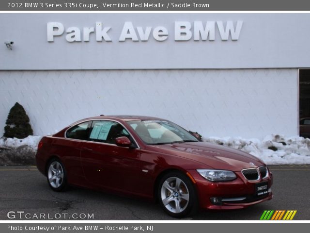 2012 BMW 3 Series 335i Coupe in Vermilion Red Metallic