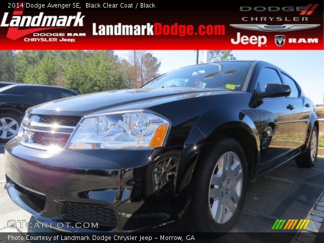 2014 Dodge Avenger SE in Black Clear Coat