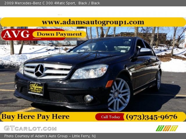 2009 Mercedes-Benz C 300 4Matic Sport in Black