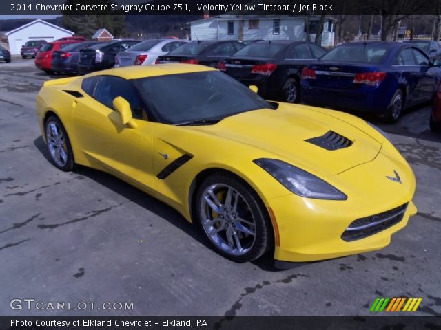 2014 Chevrolet Corvette Stingray Coupe Z51 in Velocity Yellow Tintcoat